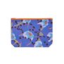 Blue floral pouch